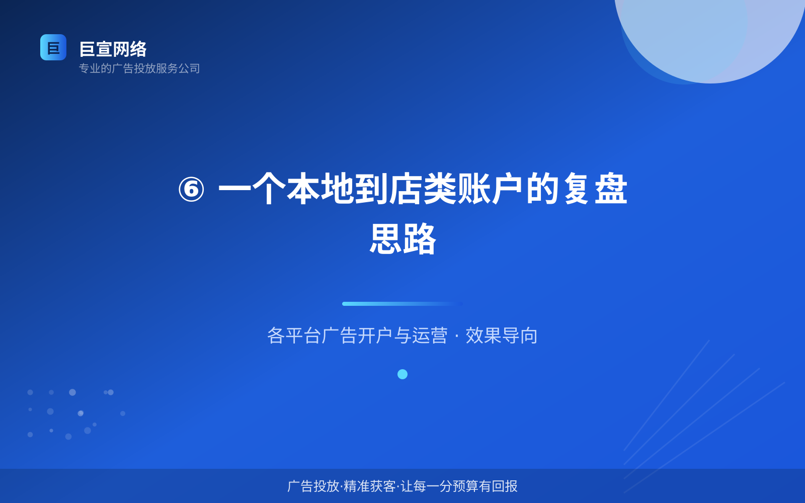 ⑥ 一个本地到店类账户的复盘思路(开户流程图解) ⑥ 一个本地到店类账户的复盘思路(开户流程图解)