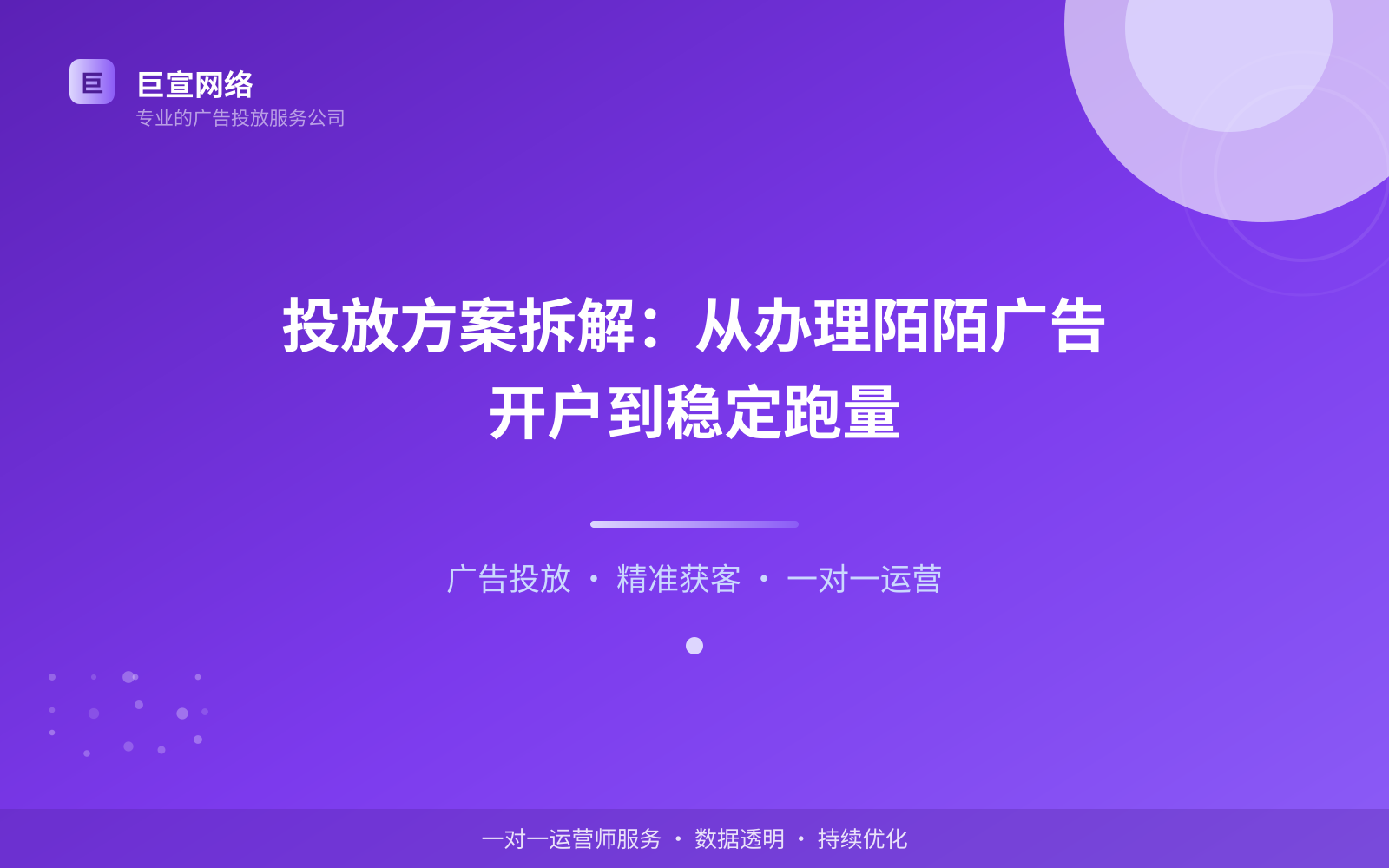 投放方案拆解：从办理陌陌广告开户到稳定跑量（开户流程图解）
